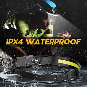 Có Thể Sạc Lại LED Đèn Pha 230 Rộng Chùm Đèn Pin Có Thể Điều Chỉnh Headband Cảm Biến Chuyển Động Ngoài Trời Không Thấm Nước Đầu Ánh Sáng - Product Image 6