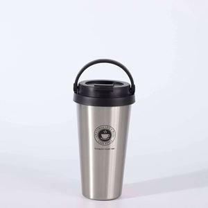 Stainless Steel Tumbler Vacuum Insulated Travel Mug With Lid Gold Color Minimalist Design For Coffee <b>Tea</b> Anytime Anywhere - Product Image 4