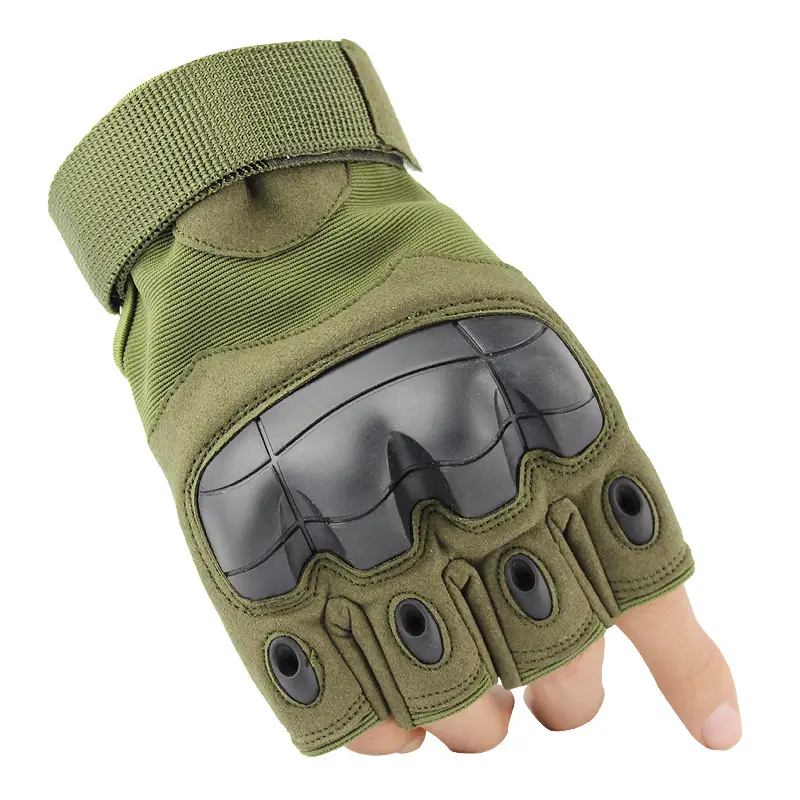 China Cema Wholesale Climbing Outdoor Gloves Tactical Motorcycle Shooting Half Finger Combat Gloves