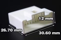 Interface de processeur d'amplificateur DSP 20P mâle/femelle, coque en caoutchouc + borne en cuivre pur/prise de connecteur pour pièces automobiles MG610363