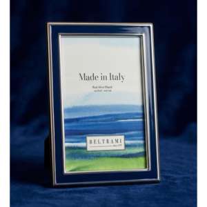 Beltrami Photo <b>Frame</b> 4x6 Inch Silver Plated Made In Italy <b>Metal</b> <b>Frame</b> - Product Image 3