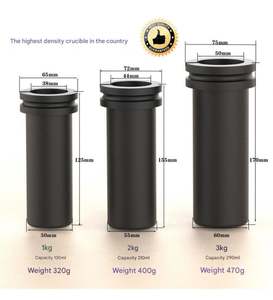 Four de fusion de métaux à induction pour l'or, le cuivre, l'argent, l'aluminium, résistant aux hautes températures - Product Image 5