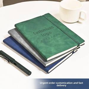 <span class=keywords><strong>Carnet</strong></span> <span class=keywords><strong>de</strong></span> notes minimaliste A5 personnalisable pour étudiants, idéal pour les réunions <span class=keywords><strong>de</strong></span> bureau, avec couverture effet peau et style bandage – Cadeau parfait - Product Image 4
