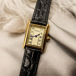 <span class=keywords><strong>Orologio</strong></span> da <span class=keywords><strong>Donna</strong></span> al Quarzo di Lusso con <span class=keywords><strong>Cinturino</strong></span> in Vera <span class=keywords><strong>Pelle</strong></span> <span class=keywords><strong>Vintage</strong></span>, Quadrante Sottile da 6mm con Numeri Romani Premium - Product Image 3