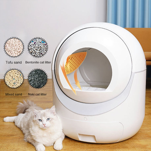Neue WLAN-fähige Smarte Katzentoilette aus Kunststoff mit Automatischer Selbstreinigung, Großer Kapazität, Geruchskontrolle & Intelligenter Überwachung - Product Image 4