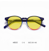 Venta al por mayor logotipo personalizado nueva moda retro gafas unisex 84% 98% 97% anti luz azul bloqueo filtro gafas