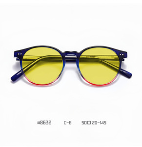 แว่นตาแฟชั่นย้อนยุครุ่นใหม่แว่นตากรองแสงสีฟ้ากัน97% 84% ใส่ได้ทั้งชายและหญิงโลโก้ตามสั่ง - Product Image 5