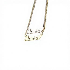 Cadena de Eslabones de Acero Inoxidable Chapada en Oro, Versátil, Hipoalergénica, de Dos Tonos, Collar Mama, Joyería Moderna para Mujer, Regalo - Product Image 2