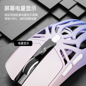 Ratón inalámbrico para juegos SMAILWOLF RS8, 73g, 6 botones, 2.4G, óptico, para oficina y juegos - Product Image 1