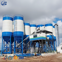 Serbatoio di cemento verticale polvere Silo cantiere serbatoio in calcestruzzo chiuso Silo di cemento stoccaggio alla rinfusa