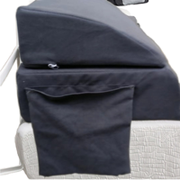 Coussin triangulaire pliable multi-usage 200TC en mousse solide de style moderne pour l'Asie du Sud-Est, idéal pour l'espace de lit ou comme coussin de lit d'appoint