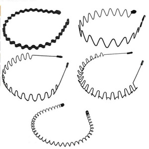 Fabrication de bandeaux pour hommes, épingles à <span class=keywords><strong>cheveux</strong></span> de <span class=keywords><strong>sport</strong></span>, bandeaux invisibles, bandeaux ondulés pour femmes, accessoire de <span class=keywords><strong>cheveux</strong></span> en métal - Product Image 5