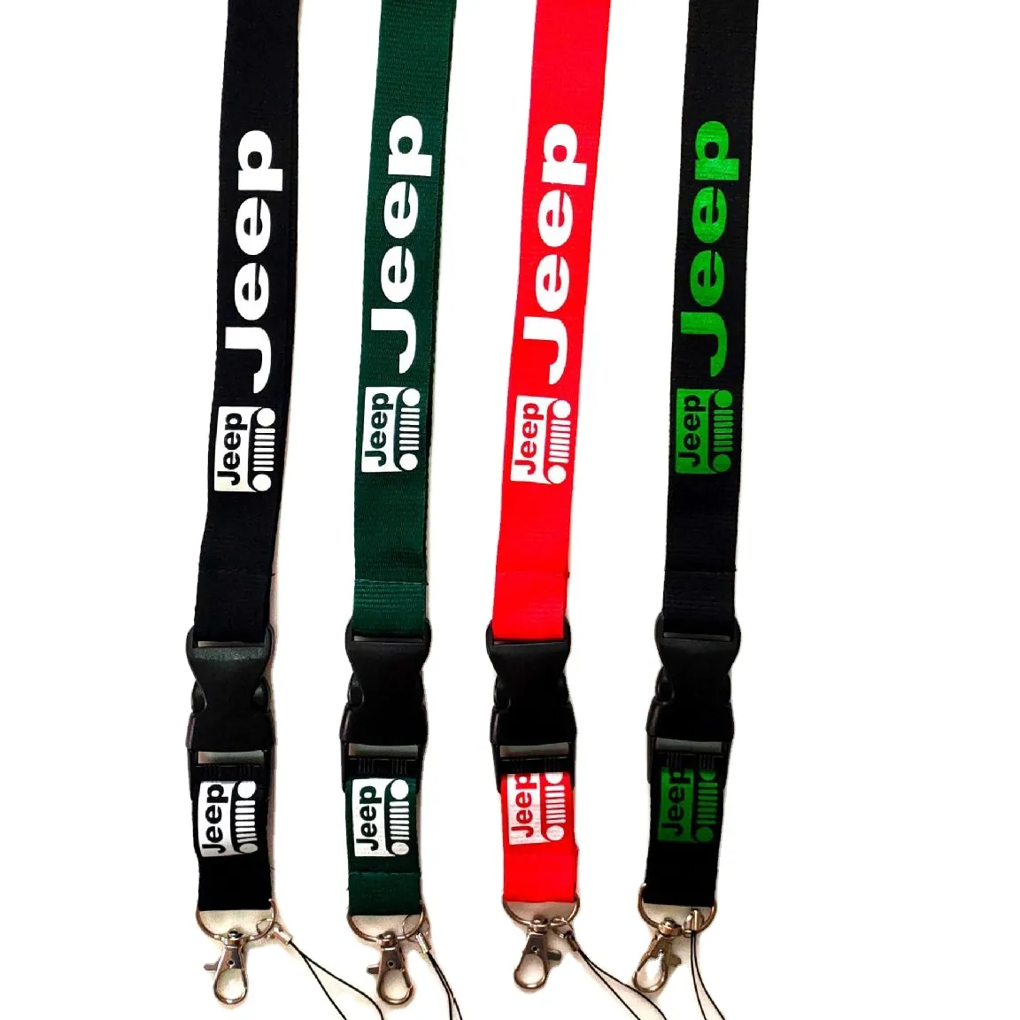 Hot sale jeep car logo Strap Polyester Lanyards For Keys ID Card Key Phone Keychain Polyester Saw Lanyards