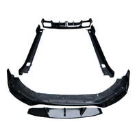 Kit carrosserie de haute qualité en fibre de carbone sèche style SD, comprenant lèvre avant, jupes latérales et diffuseur arrière, pour Porsche Panamera 971 2017-2023