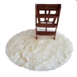 Tapis rond doux en <span class=keywords><strong>fausse</strong></span> <span class=keywords><strong>fourrure</strong></span> de mouton, pour sol de canapé de chambre, 24 unités - Product Image 1