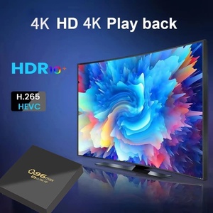 Boîtier Smart TV <span class=keywords><strong>Q96</strong></span> <span class=keywords><strong>Max</strong></span> 4G 802.11n 4K 60Hz HDR10 8 Go Lecteur Multimédia Android 14 Allwinner H313 Quad Core pour - Product Image 4