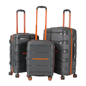 Ensemble de bagages rigides en PP personnalisés de haute qualité, unisexe, légers, durables, élégants, grande capacité, valise de <span class=keywords><strong>voyage</strong></span> à roulettes - Product Image 2
