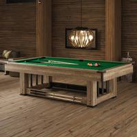 Table de billard 3-en-1 SQF Roma Series 8FT avec finition marbre, taille personnalisée, en MDF, multi-jeux pour la maison et le club