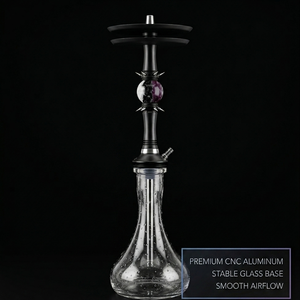 Nueva Cachimba Grande de un Solo Tubo, de Aluminio y Vidrio, en Cuatro Colores - Product Image 1