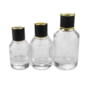 50ml and <b>100ml</b> <b>Glass</b> Perfume <b>Bottles</b> Set with Lids and Sprayers High Quality - Product Image 5