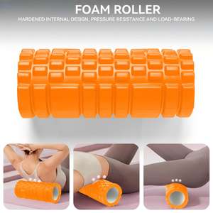 Rodillo de Espuma de Yoga EVA Multi-textura - Rodillo de Masaje Antideslizante para Tejidos Profundos para Ejercicios en Casa - Product Image 3