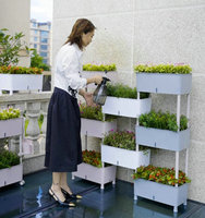 Kit de Jardinage Vertical d'Intérieur 3 Couches de Haute Qualité pour Micro-légumes, Légumes, Fruits, Herbes – Pot Auto-Arrosant pour Plantes d'Intérieur