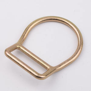 Jensan coleira de segurança, anel d, largura dupla, metal interno, com 45mm, branco/zinco, amarelo/preto/zinco, colorido ansi Z359.12-09 - Product Image 2