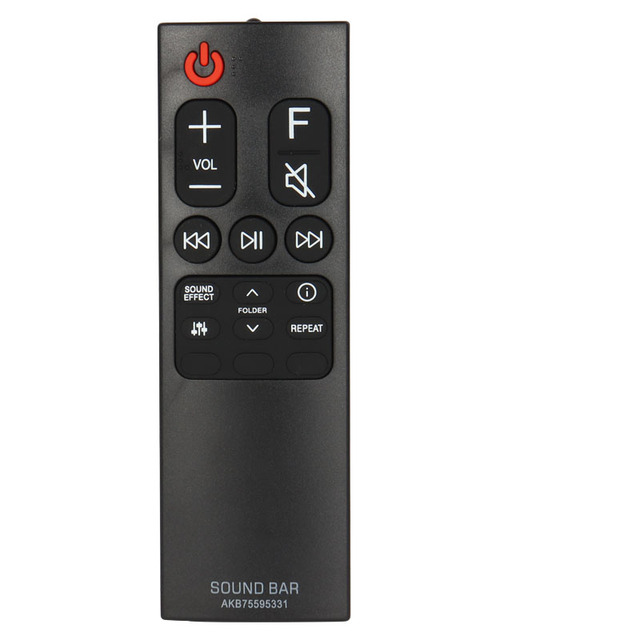 AKB75595331 Waterproof Fixed Code Remote Control Replacement for LG Sound Bar Models SL5Y SN7CY SNC4R SPJ4-S S65S3-S SL4Y