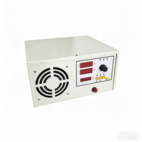 Redresseur de galvanoplastie haute fréquence 12V 50-100A, alimentation CC réglable avec contrôle par minuterie, faible ondulation, refroidissement par air forcé