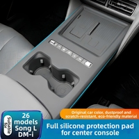 Convient à 26 modèles de BYD Song LDMI, tapis en silicone intégral pour la console centrale, tapis de protection pour la charge sans fil, voiture