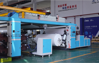 Machine d'impression flexographique CI à quatre couleurs pour tissu non tissé de 2100 mm, machine d'impression flexographique à quatre couleurs pour sacs non tissés, haute vitesse