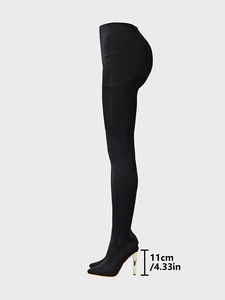 Pantimedias con Tacón de Aguja, Estilo Stiletto, de Moda Urbana, Europea y Americana, Sensuales, para Mujer, 2024 - Product Image 6