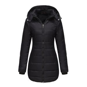 Veste en coton épais à manches longues, parka chaude pour femme, automne-hiver - Product Image 4