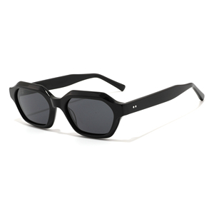 Modern Octagonal Full Rim <b>Sunglasses</b> Solid Frame Resin Lens Anti-Uv Protection Unisex Adult - Product Image 3