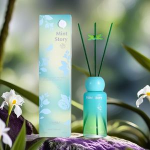 Diffuseur de parfum en roseau de 100 ml, parfum Cherrybloom, couleur macaron, marque privée Lovali, usine de Yiwu, pour femme, LVHD057 - Product Image 4