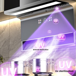 <span class=keywords><strong>Campana</strong></span> <span class=keywords><strong>Extractora</strong></span> de Cocina Inteligente con Control Táctil y Voz por IA, Ventilada, Montada en la Pared, con Doble Succión y Eficiencia Energética - Product Image 3