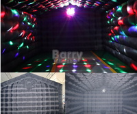 Disco bar gonflable pour la fête pub discothèque conception boîte de nuit gonflable dôme discothèque tente