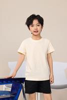 Unisex DIY T-shirt voor kinderen Hoge dichtheid 200g gekamd katoen Kinder T-shirt Zacht, huidvriendelijk kindertopje