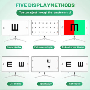 Gráfico de visión LCD oftálmico, gráfico de prueba de pantalla de 21,5 pulgadas, gráfico de prueba ocular óptico K215F, pantalla de optotipo, Monitor de prueba óptica - Product Image 2