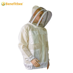 Traje de Apicultura, Equipo de Apicultura, Chaqueta de Apicultura Ventilada de <span class=keywords><strong>Malla</strong></span> con Capucha y Velo - Product Image 5