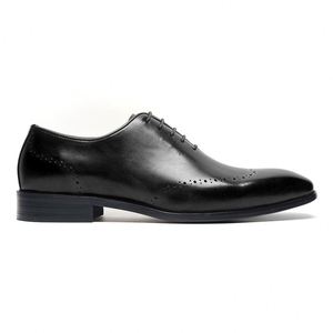 Zapatos Oxford de Cuero Genuino para Hombre, Estilo Británico 2025, con Punta Cuadrada y Grabados Italianos, Zapatos de Cuero Formales y Casuales para Banquete - Product Image 5