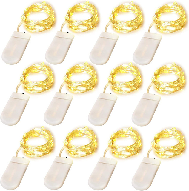 Xmas Mini Battery Powered Copper Wire Starry Fairy Lights Led String Lights for Wedding Christmas