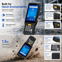 PDA Resistente con Android 13, RFID, 4GB, 64GB, Escáner de Código de Barras 2D, IP65, 4G, NFC, Terminal Portátil para Almacén, Chainway C61