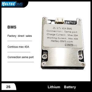 Heltec <span class=keywords><strong>40A</strong></span> <span class=keywords><strong>BMS</strong></span> <span class=keywords><strong>2S</strong></span> con equilibrio para 3,7 V Lipo li-ion NCM placa PCB de protección de batería de litio - Product Image 2