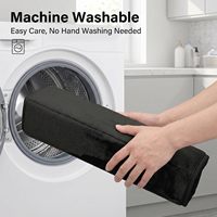 Ensemble de tapis de bain en polaire corail antidérapant, absorbant, avec couvre-couvercle de toilette, tapis de salle de bain doux, séchage rapide, lavable et résistant aux taches