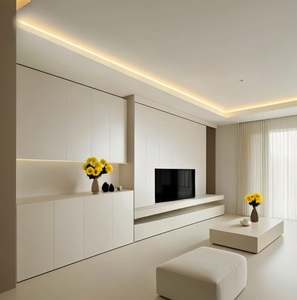 Ensembles de meubles de salon modernes et contemporains en bois personnalisables, options de couleur et de taille personnalisées, haute qualité, respectueux de l'environnement - Product Image 1