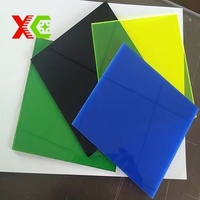 Plaque acrylique translucide colorée de qualité supérieure 8mm 10mm 12mm en PMMA coulé, facile à fabriquer pour table d'appoint de salon de thé à bulles