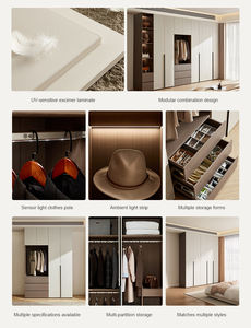 Diseño de Muebles de Dormitorio con Vestidor, <span class=keywords><strong>Armario</strong></span> con Tocador y <span class=keywords><strong>Espejo</strong></span> para Uso Doméstico - Product Image 4