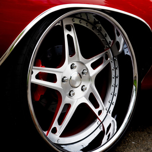 Mâm xe đúc RCSR Deep Dish 6x139.7 5x114.3 5x127 5x120 kích thước 22 24 26 28 inch kèm vô lăng cho xe Chevy - Product Image 1