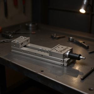 Ttake Hydraulic Modular <b>Vice</b> <b>With</b> Power Unit 100mm Jaw Width For <b>Bench</b> Mounting - Product Image 3